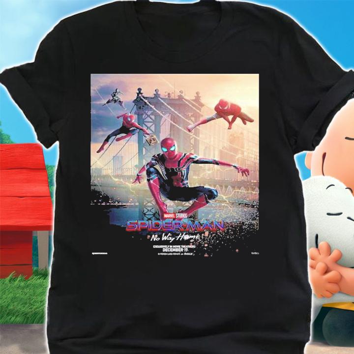 Spider-Man No Way Home 2022 Tom Holland Matte Vertical Marvel Shirt t-shirt