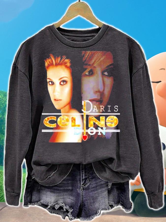 Celine Dion Paris 2022 Photographic Shirt t-shirt sweatshirt