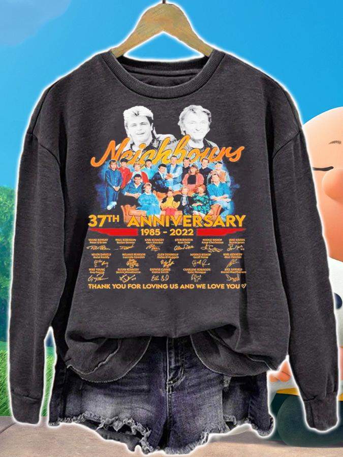 Neighbours 37th anniversary 1985 2022 thank you for the memories shirt t-shirt sweatshirt