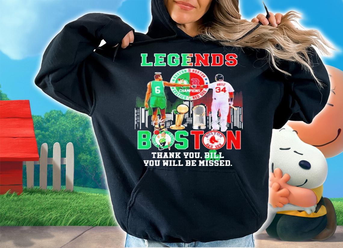 Legends Boston thank you Bill you will be missed shirt t-shirt hoodie