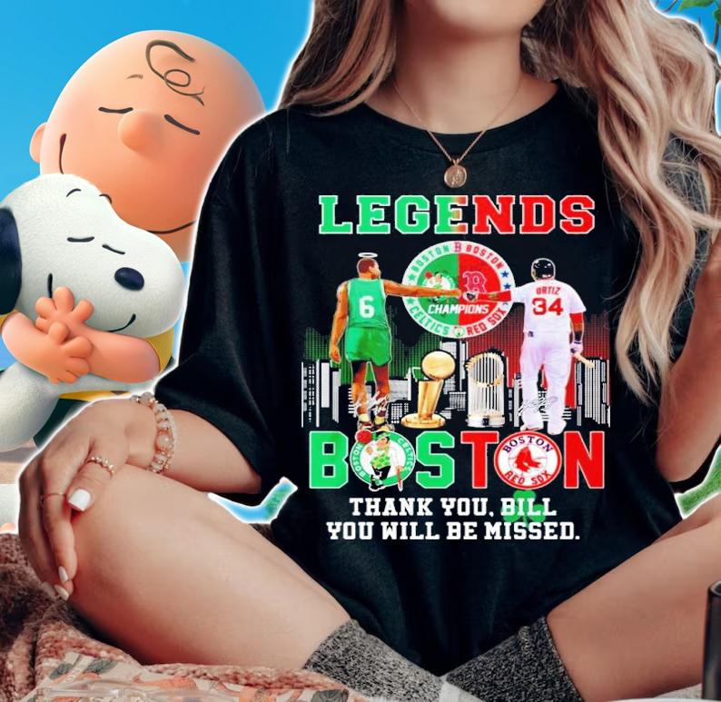 Legends Boston thank you Bill you will be missed shirt t-shirt woman shirt