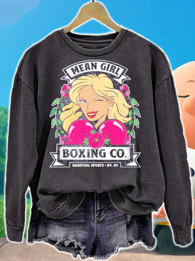 Mean Girl Boxing Co Barstool Sports Shirt t-shirt