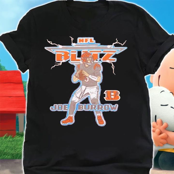 NFL Blitz Bengals Joe Burrow shirt t-shirt