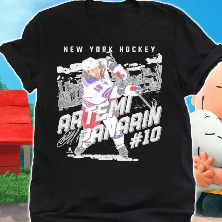 Artemi Panarin New York R Skyline Hockey Signatures Shirt t-shirt shirt