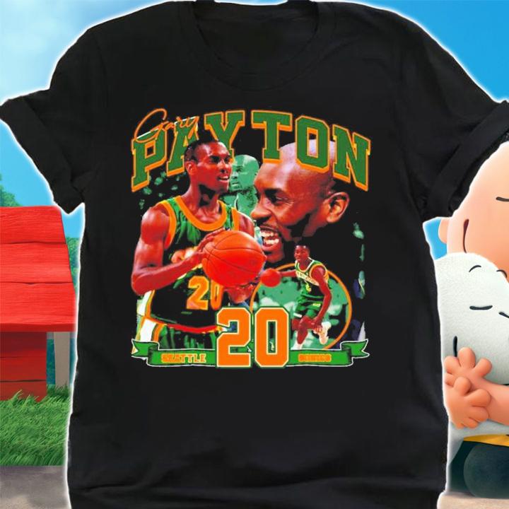 Boston Celtics Basketball No.20 Gary Payton Shirt t-shirt