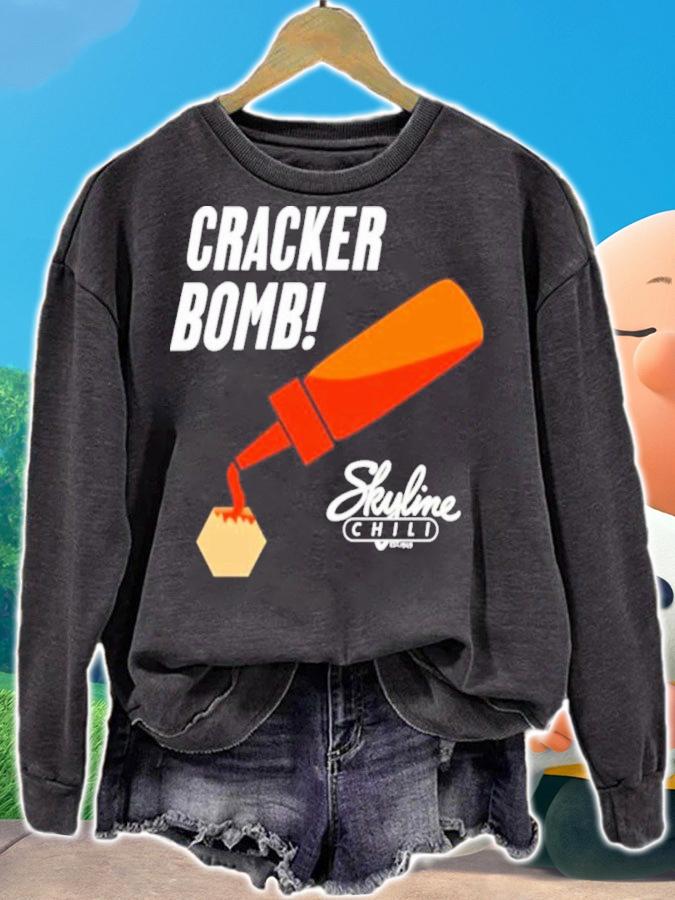 Cincy Mo Egger Cracker Bomb Skyline Shirt t-shirt