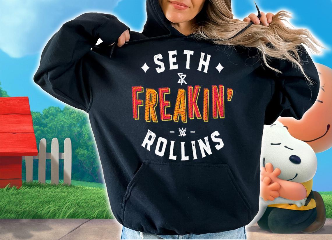 Seth Rollins Seth Freakin Rollins Text shirt t-shirt