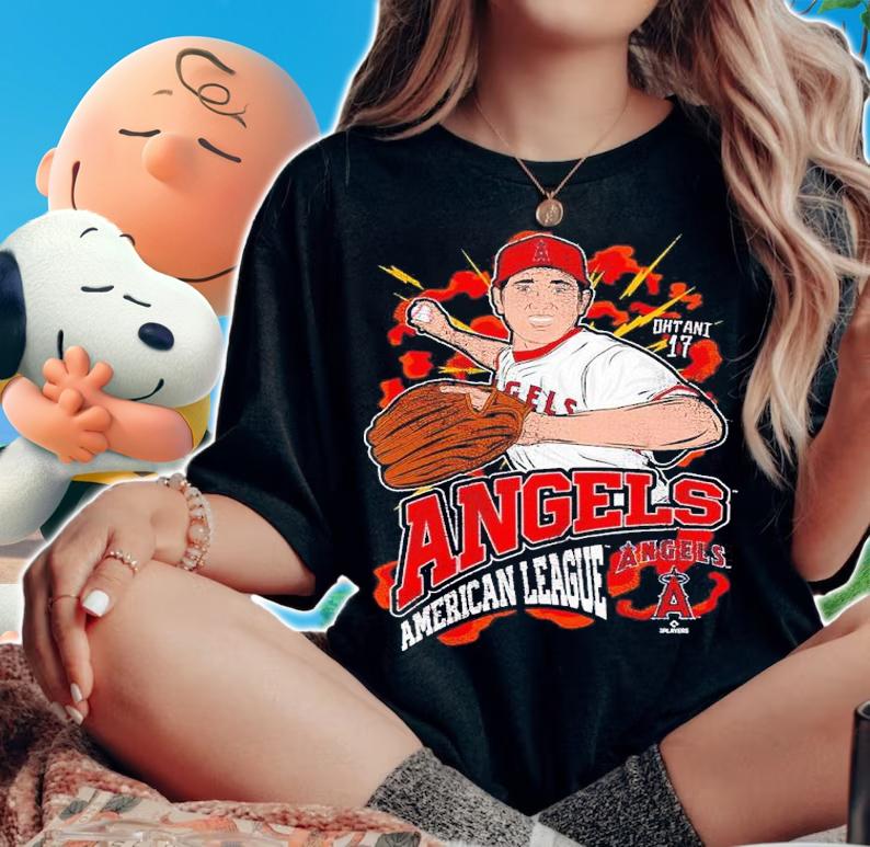 Shohei Ohtani Los Angeles Angels Artist Series Player shirt t-shirt woman shirt