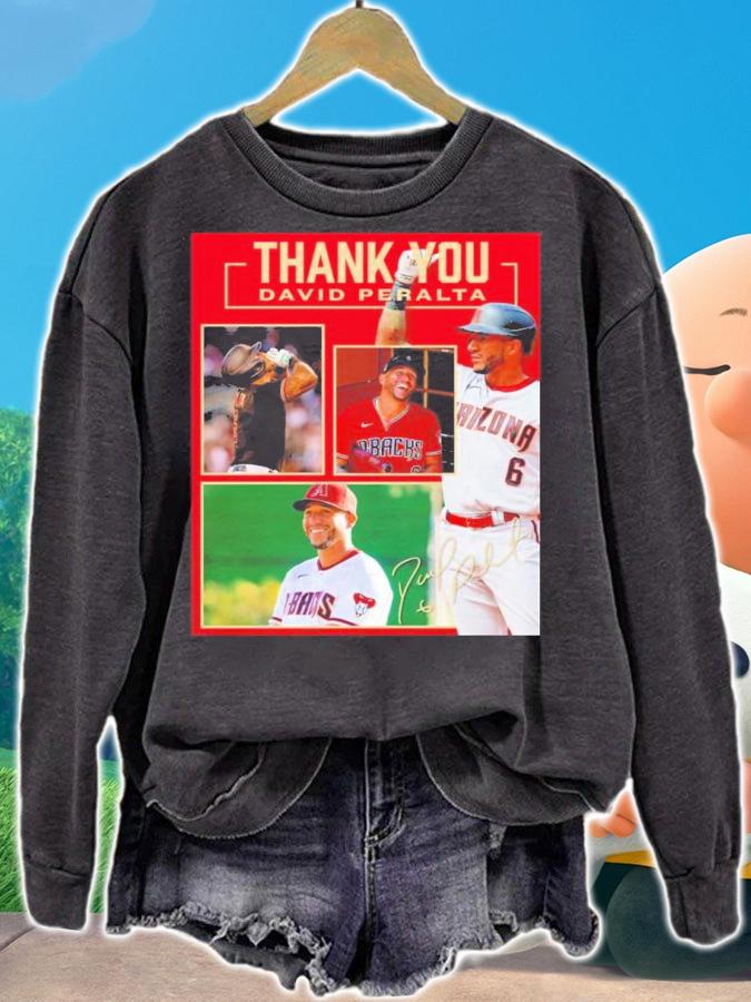 Thank You David Peralta Arizona Diamondbacks Signature Shirt t-shirt