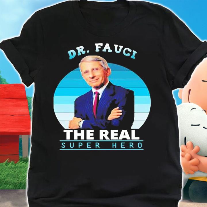 The Real Super Hero Dr Anthony Fauci Vintage Shirt t-shirt shirt