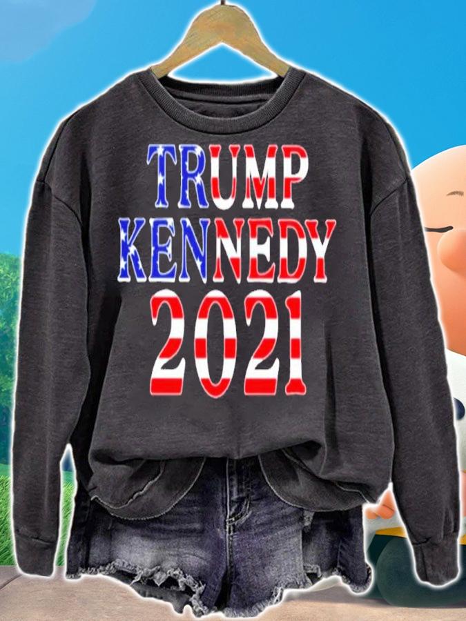 Trump Kennedy American Flag shirt t-shirt