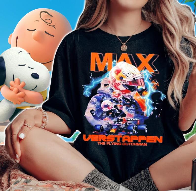 Vintage 90s Max Verstappen F1 Racing Driver T-Shirt t-shirt
