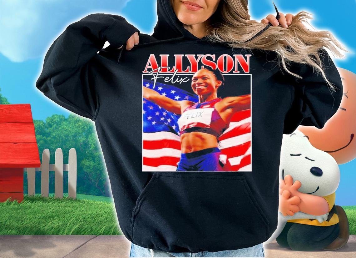 Woman Sprinter Allyson Felix Shirt t-shirt