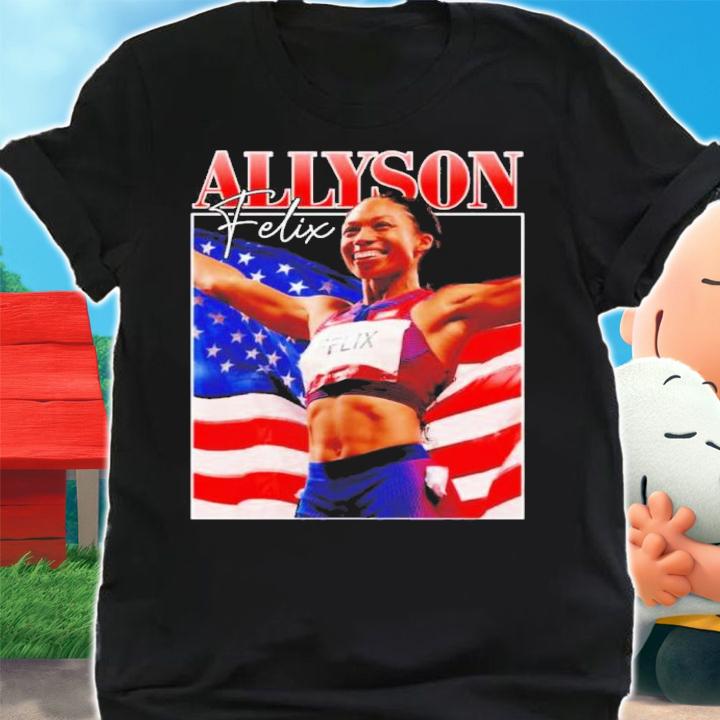 Woman Sprinter Allyson Felix Shirt t-shirt