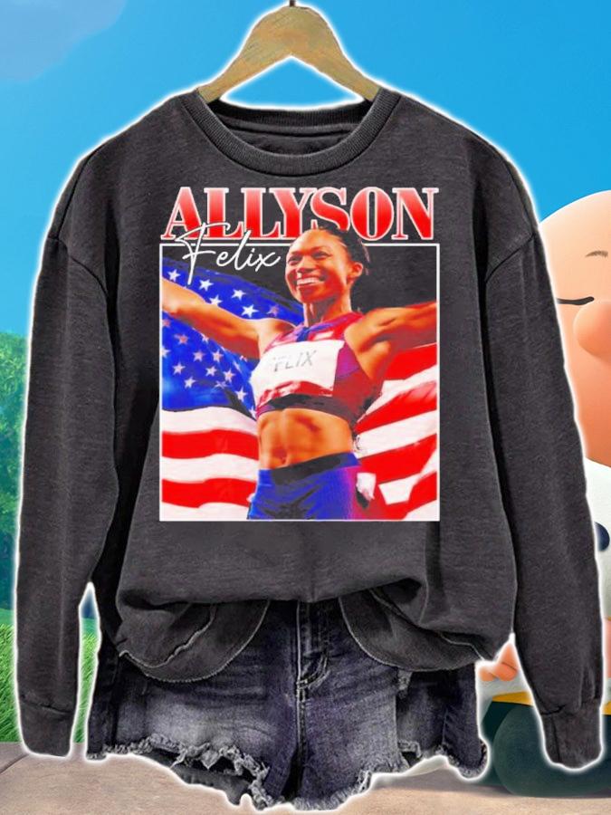 Woman Sprinter Allyson Felix Shirt t-shirt