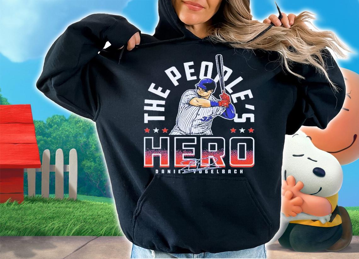 Daniel Vogelbach New York The People's Hero Baseball Signature Shirt t-shirt hoodie