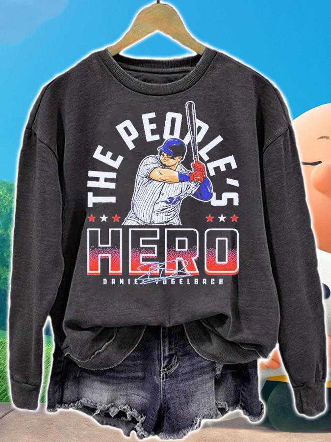 Daniel Vogelbach New York The People's Hero Baseball Signature Shirt t-shirt sweatshirt