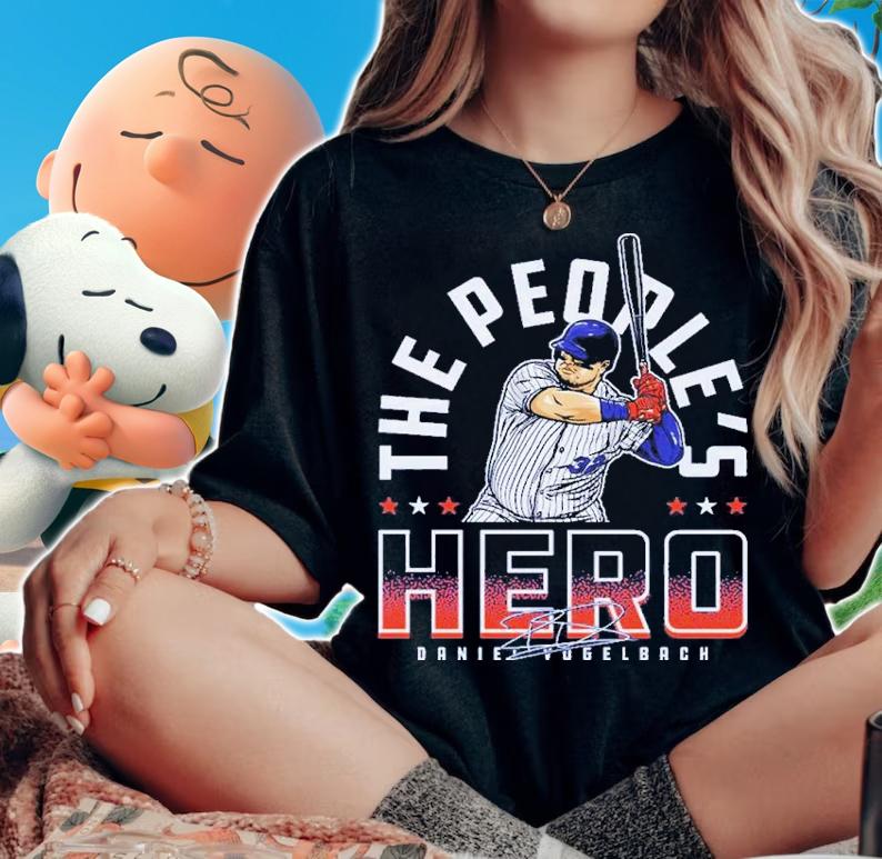 Daniel Vogelbach New York The People's Hero Baseball Signature Shirt t-shirt woman shirt