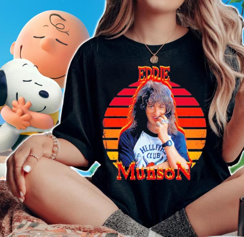 Eddie Munson Joseph Quinn Stranger Things 4 Shirt t-shirt woman shirt