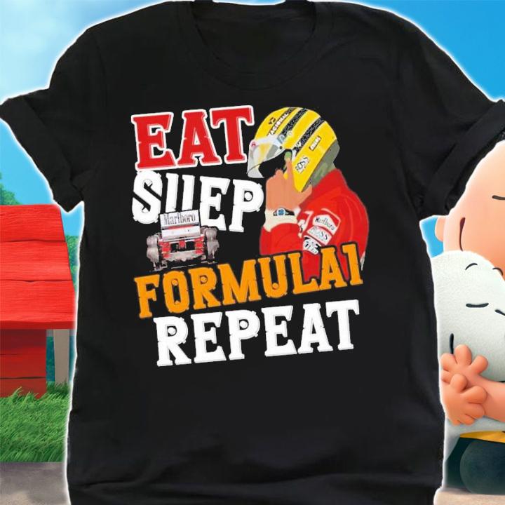 F1 Eat Sleep Formula Repeat T-Shirt t-shirt