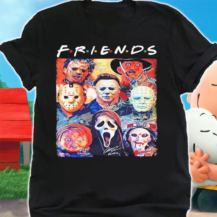 Friends Halloween Horror Signatures Shirt t-shirt shirt