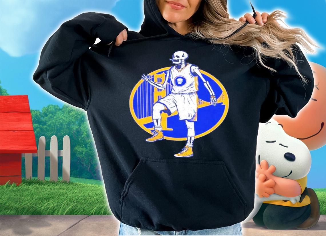 Golden State Warriors Skeleton T-Shirt t-shirt hoodie