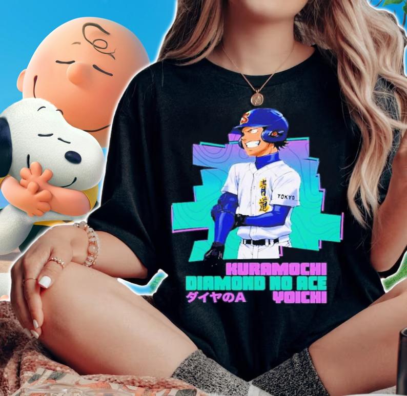 Japanese Kuramochi Yoichi From Diamond No Ace Shirt t-shirt woman shirt