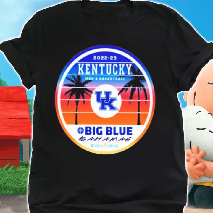 Kentucky Men's Basketball 2022-23 Kentucky Basketball Big Blue Bahamas T-Shirt t-shirt