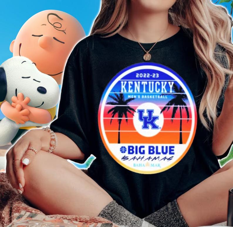 Kentucky Men's Basketball 2022-23 Kentucky Basketball Big Blue Bahamas T-Shirt t-shirt