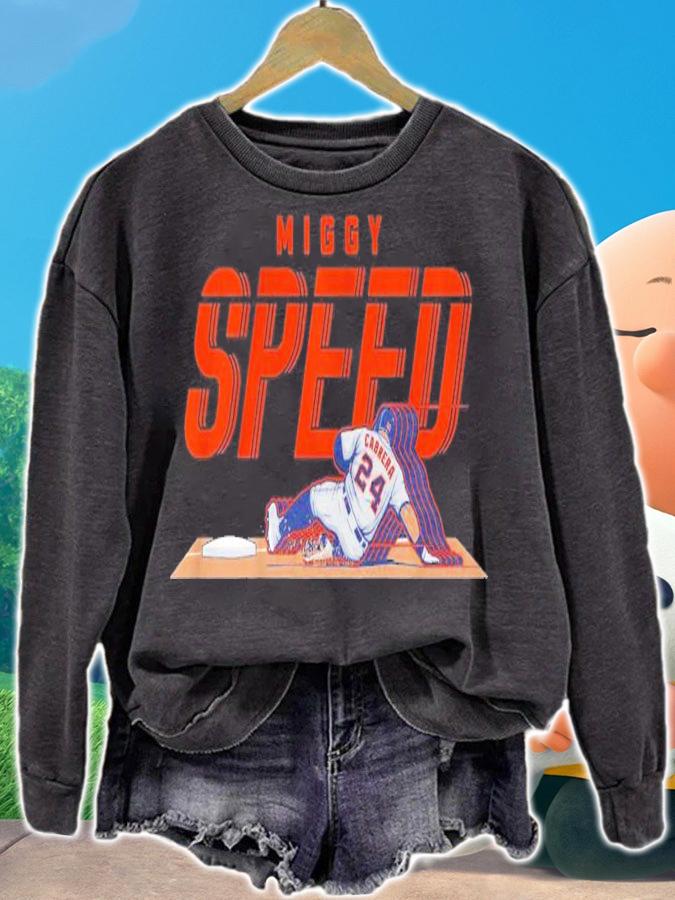 Miguel Cabrera Speed Baseball T-Shirt t-shirt sweatshirt