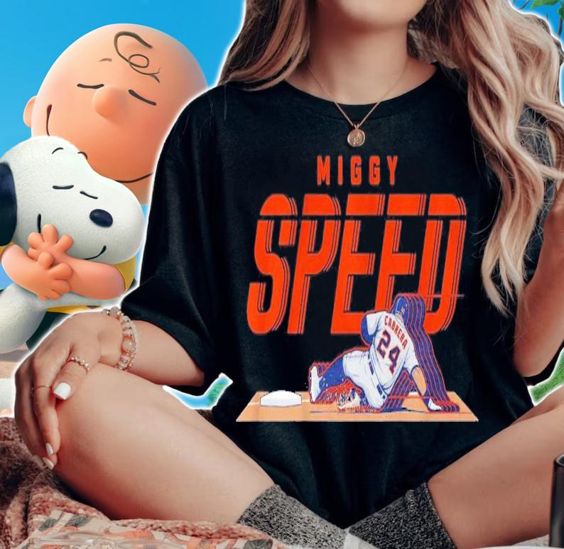 Miguel Cabrera Speed Baseball T-Shirt t-shirt woman shirt