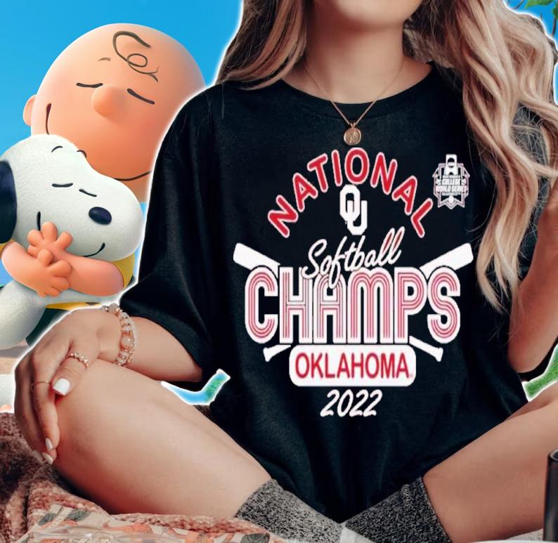 National Softball Champions 2022 University Of Oklahoma Shirt t-shirt woman shirt