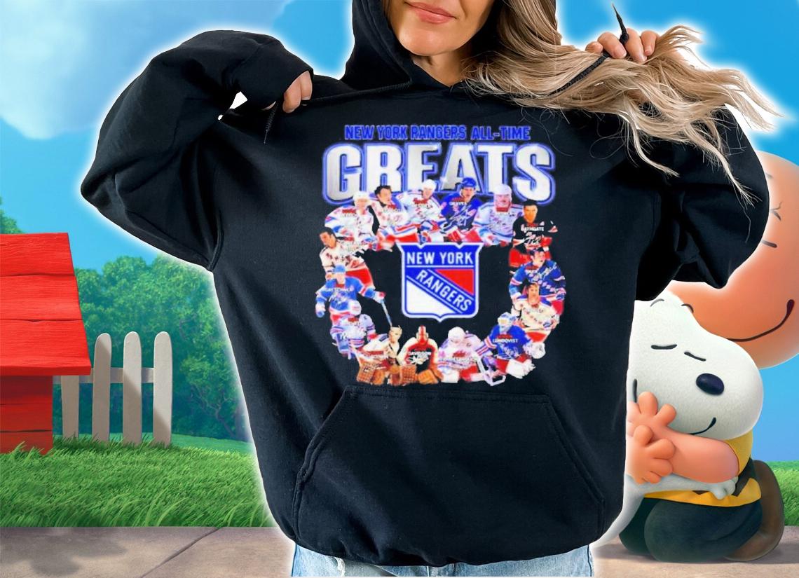 Official New York Rangers All Time Great Signatures Shirt t-shirt