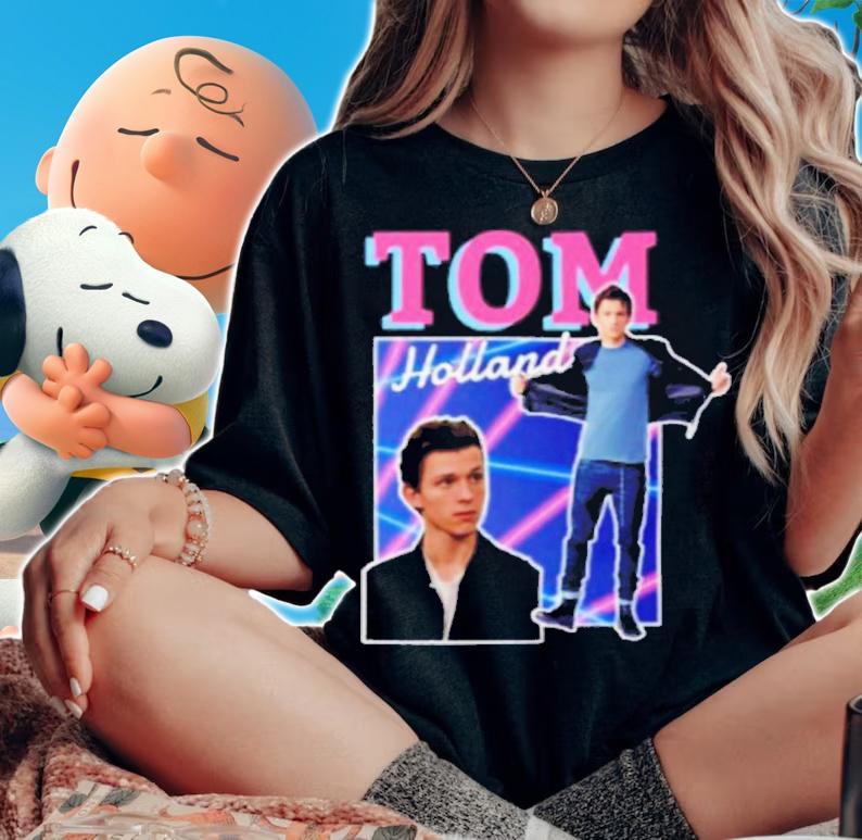 Retro Tom Holland Shirt t-shirt woman shirt