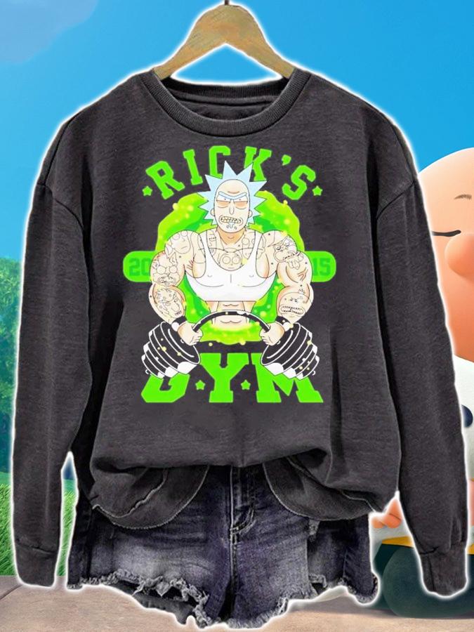 Rick's Gym Rick And Morty T-Shirt t-shirt sweatshirt