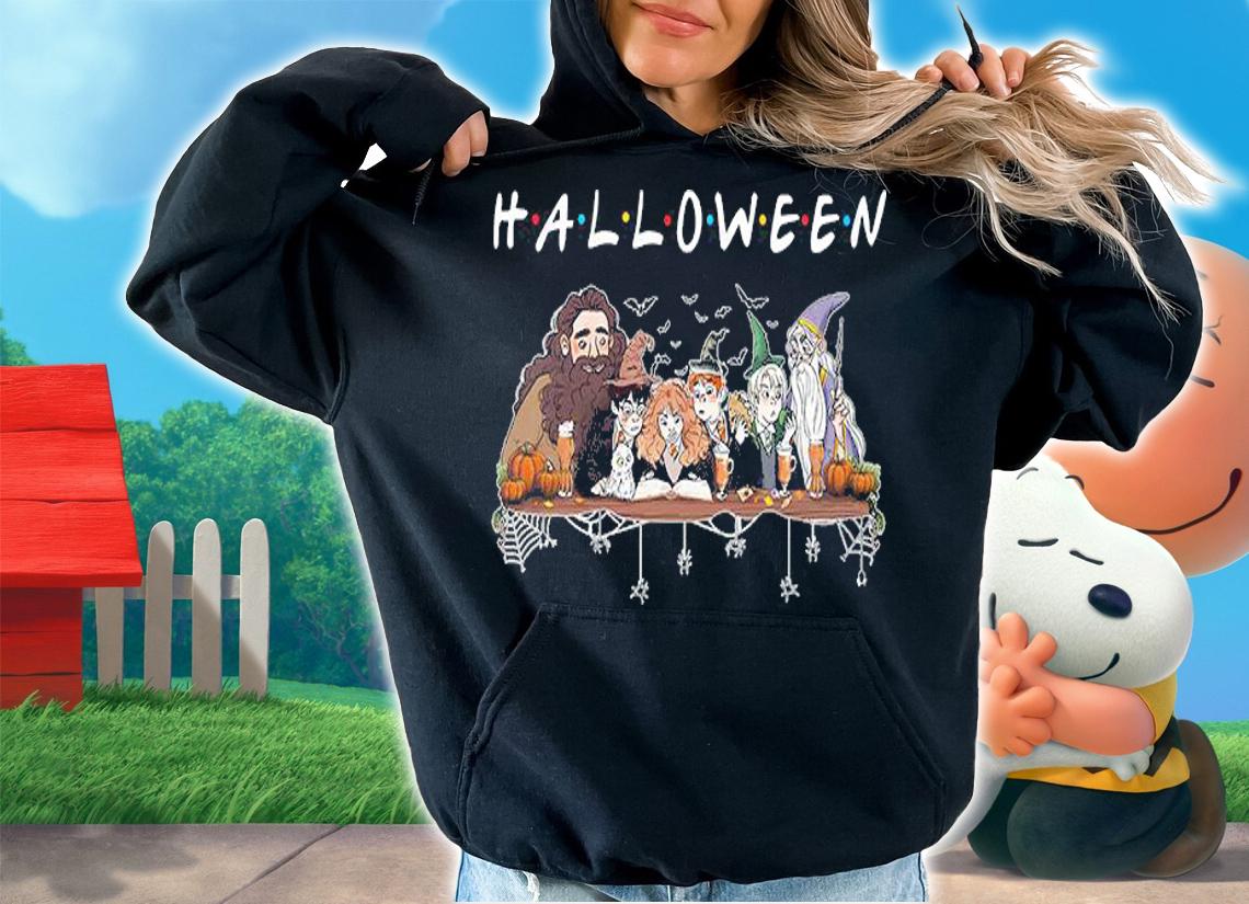 Friends Halloween Harry Potter Characters t-shirt