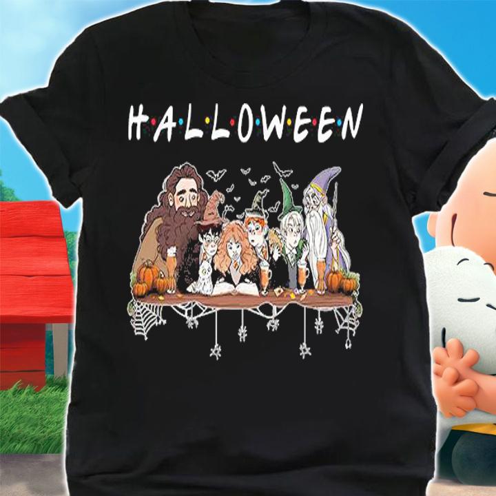 Friends Halloween Harry Potter Characters t-shirt
