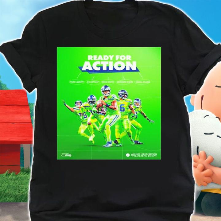 Seattle Seahawks Ready For Action Green In NFL Shirt t-shirt shirt