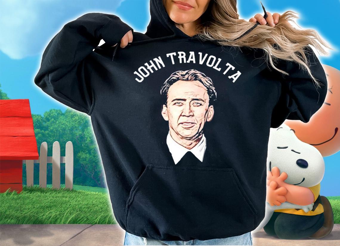 Sports Ed Nicolas Cage As John Travolta shirt t-shirt hoodie