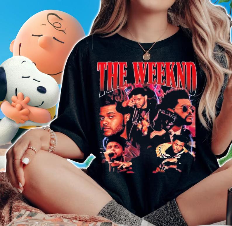 The Weeknd Vintage 90s T-Shirt t-shirt woman shirt