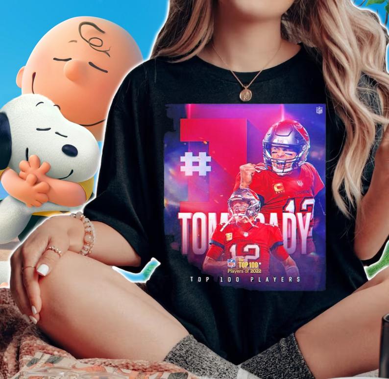Tom Brady The top 100 players of 2022 poster shirt t-shirt