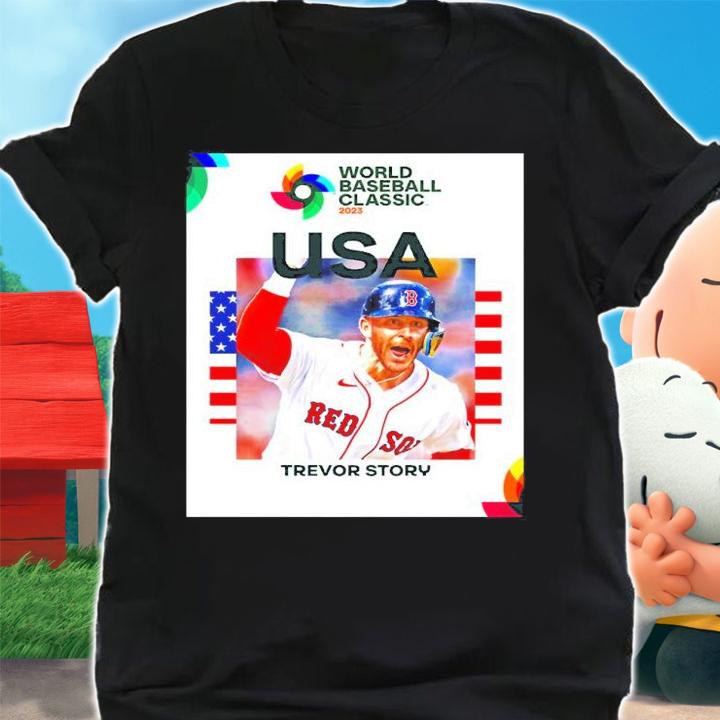 Trevor Story World Baseball Classic 2023 Team USA Shirt t-shirt shirt