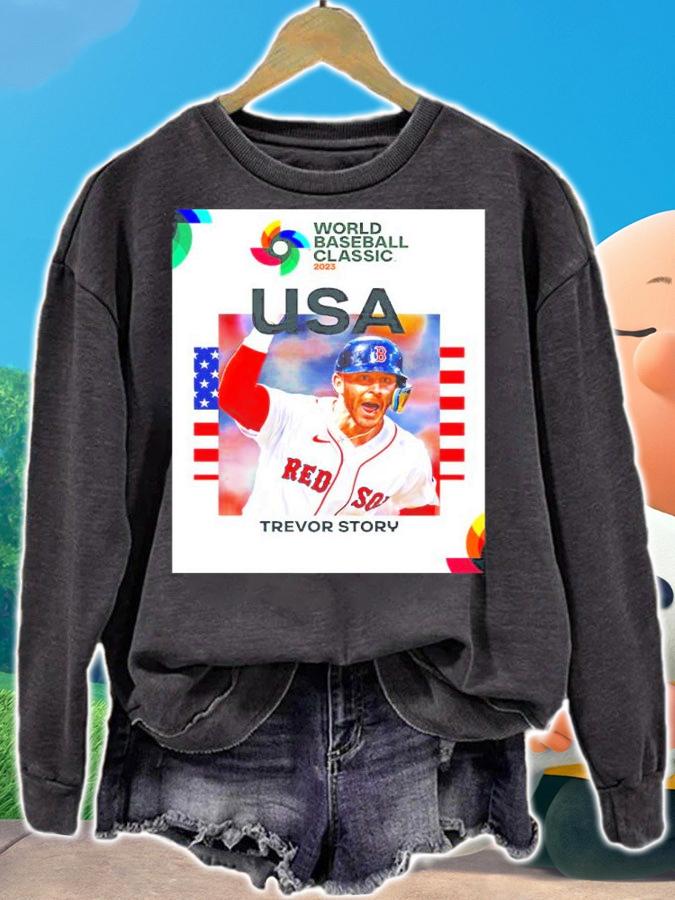 Trevor Story World Baseball Classic 2023 Team USA Shirt t-shirt sweatshirt