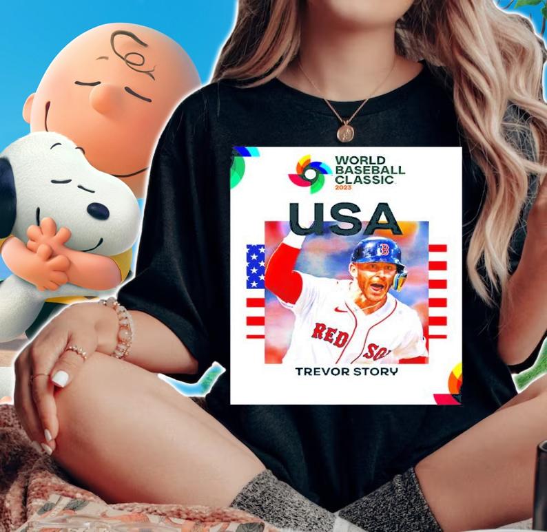 Trevor Story World Baseball Classic 2023 Team USA Shirt t-shirt woman shirt