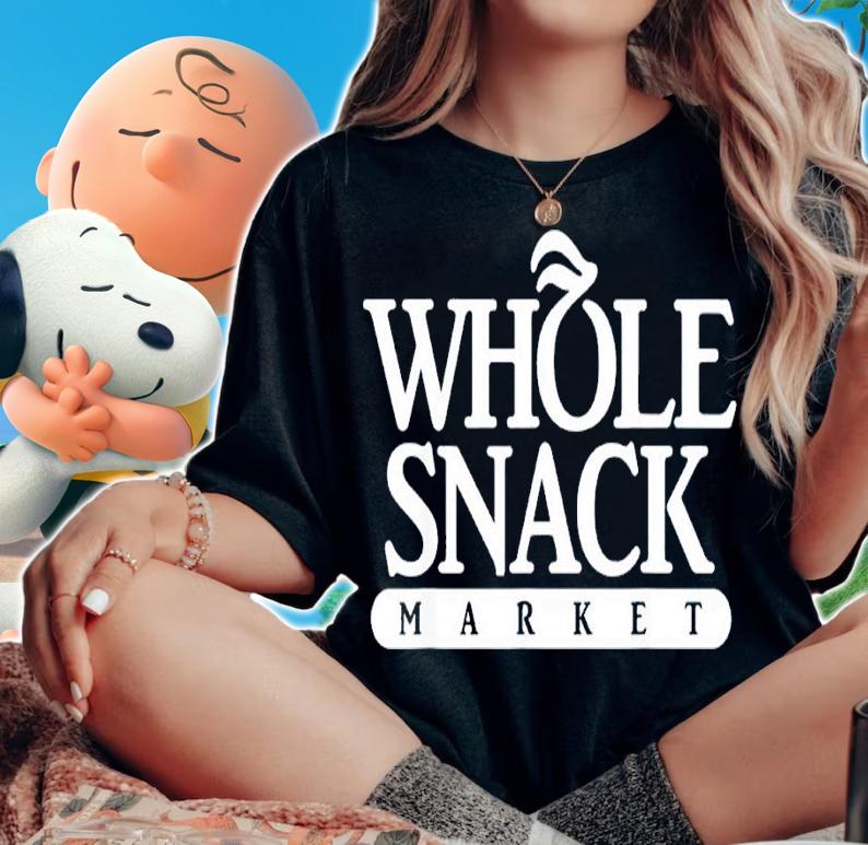Whole Snack Market Apparel T-shirt t-shirt woman shirt