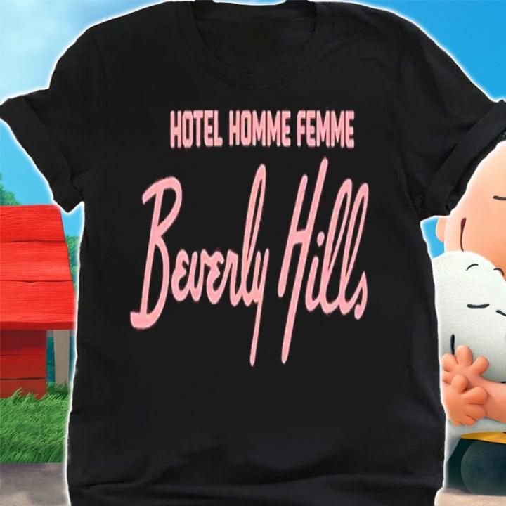 Yung Rnzl Homme Femme Hotel Homme Femme Beverly Hills Shirt t-shirt
