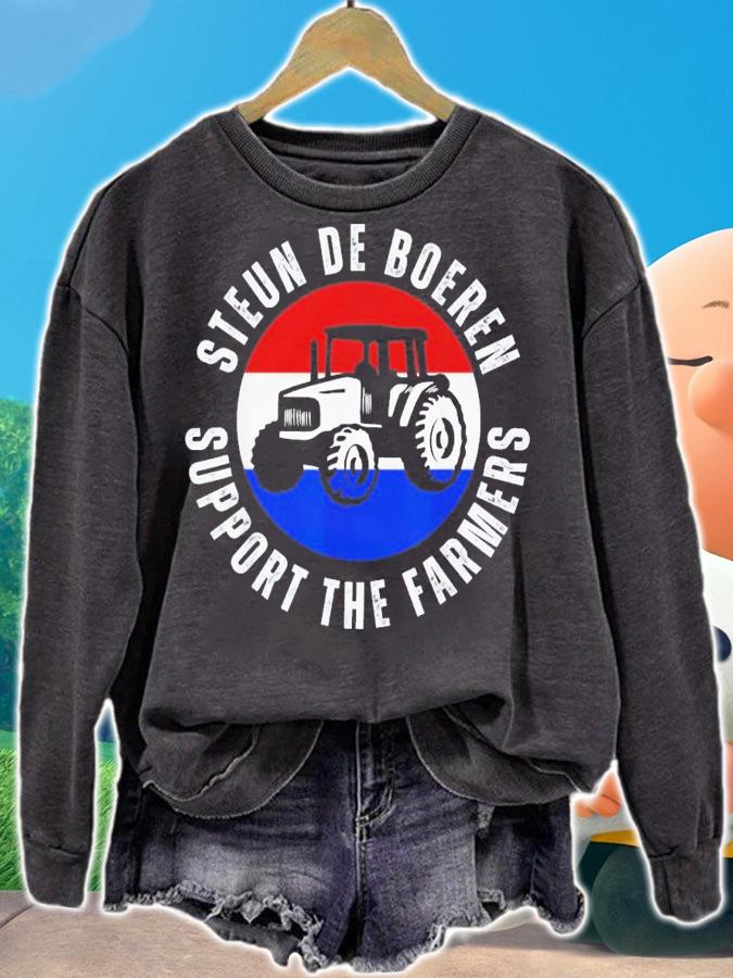 Support The Farmers The Netherlands Political Protest T-Shirt t-shirt sweatshirt