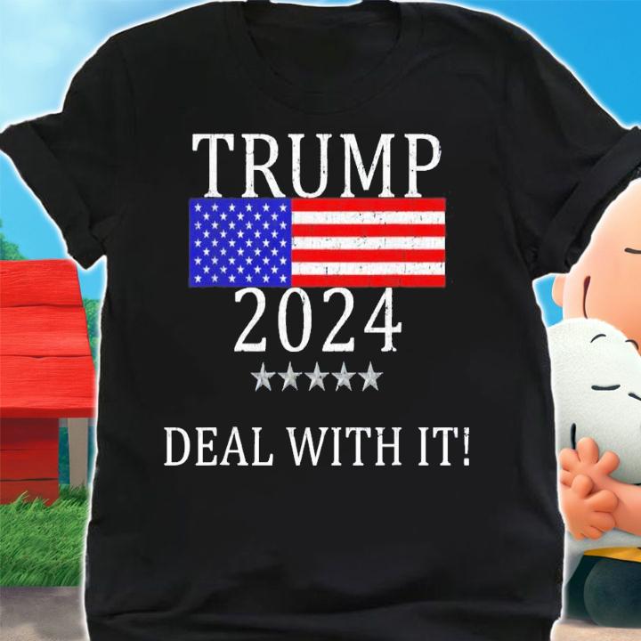 Trump 2024 Deal With It Pro Trump Products T-Shirt t-shirt