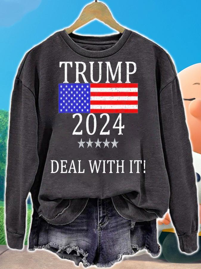 Trump 2024 Deal With It Pro Trump Products T-Shirt t-shirt