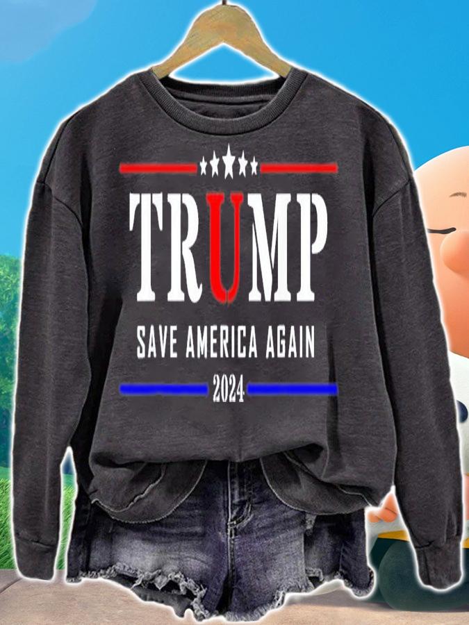 Trump Save America Again 2024 Trump President Election T-Shirt t-shirt